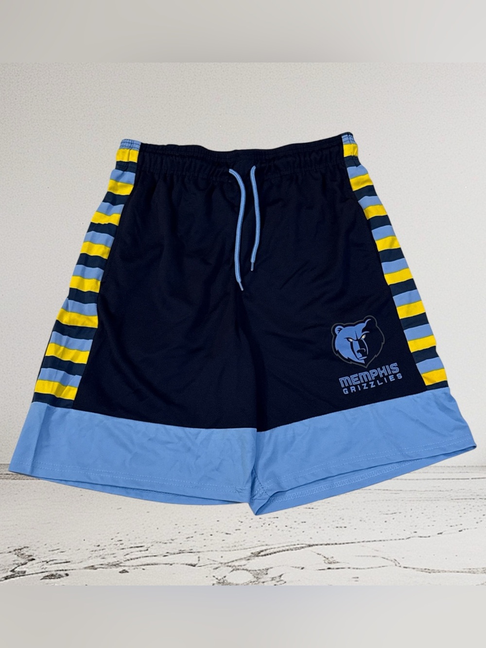 NBA Memphis Grizzles Men’s Blue Basketball Shorts Size Medium
